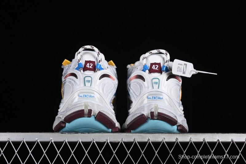 Balenciaga Runner Kith Four Color Retro Casual Sneakers - W3RBMU9754
