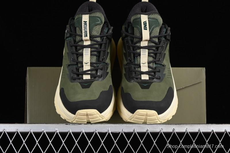 HOKA ONE ONE Tor Ultra Low Round Toe Cushioned Durable Low-Cut Hiking Shoes - 1155730 CVF