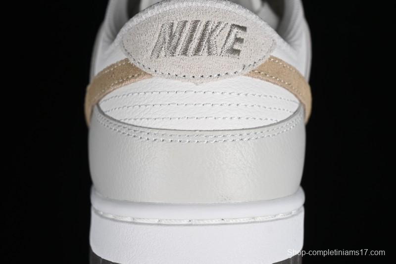 Nike Dunk Low SB Casual Sneakers in Light Grey/Khaki - FJ4188-001