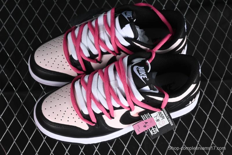Nike Dunk Low SB Raspberry Mousse Pink Strap Casual Skate Shoes - CW1590-100