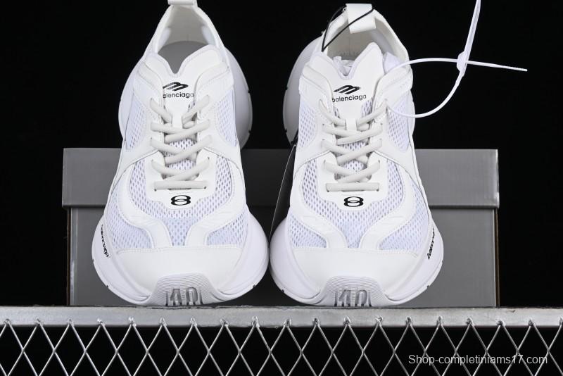 Balenciaga Circuit Lightweight Distressed Print Round-Toe Fashion Casual Shoes - WFLGC9000