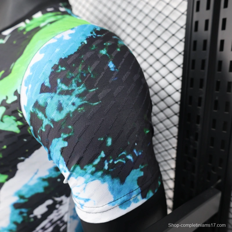 25/26 Player Version Real Madrid Black Splash Art Special Edition Jersey