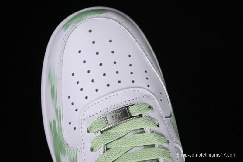 Nike Air Force 1 '07 Low Custom Hand-Painted Anime Theme with Swoosh Shadow and Strap - CW2288-111