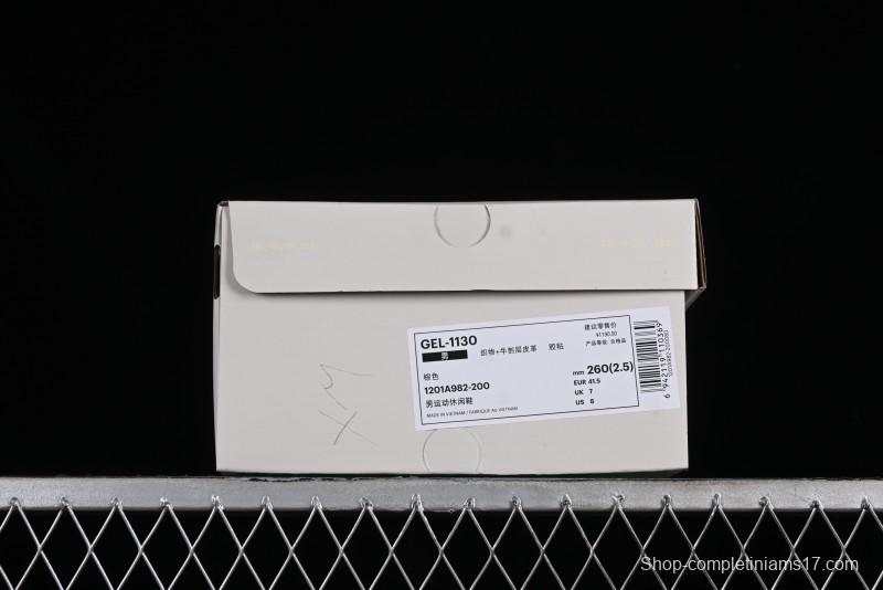 Asics Tiger GEL-1130 Low-Top Retro Running Shoes with GEL Cushioning and Ortholite Insole - 1201A982-200