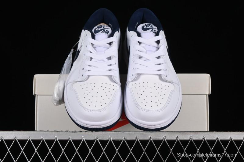 Nike Air Jordan 1 Low '85 Metallic Blue Retro Sneakers - FB9933-141