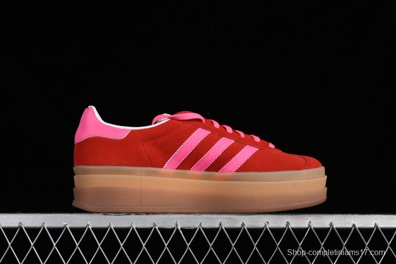 Adidas Originals Gazelle Bold IH7496 Low-Top Sneakers with Thick Sole for Slip Resistance and Durability