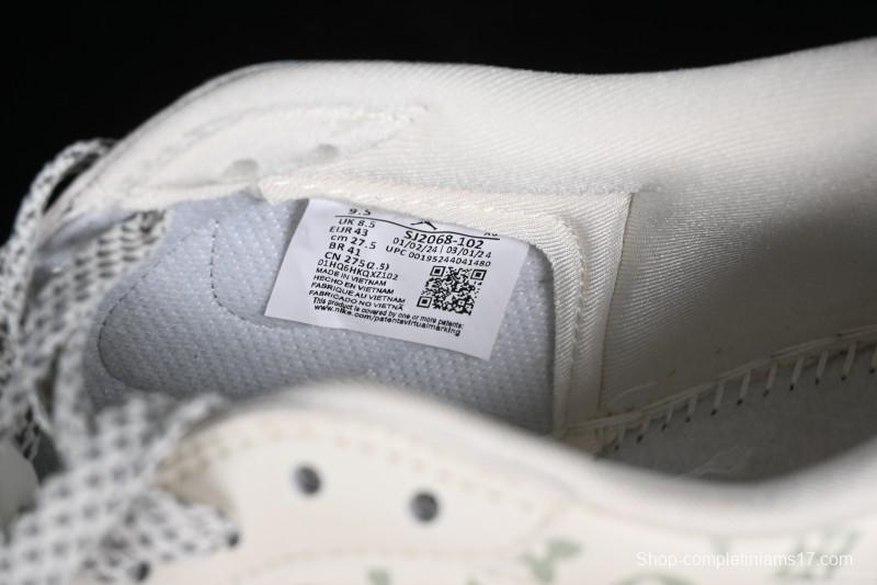 Nike Travis Scott x Fragment Design x Jordan Air Jordan 1 Low OG SP AJ1 LV Light Brown Print Casual Sneakers - SJ2068-102