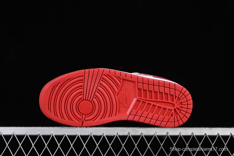 Nike Air Jordan 1 Low AJ1 White Red Casual Sneakers - FQ1935-018