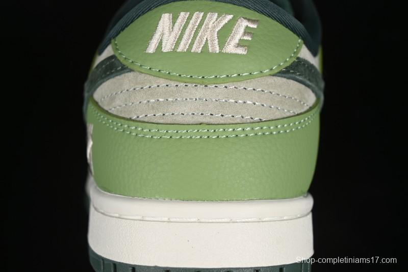 Nike SB Dunk Low UN Collaboration - Flying Spring Green Anniversary High-End Custom Low-Top Casual Skate Shoes - JH8310-959