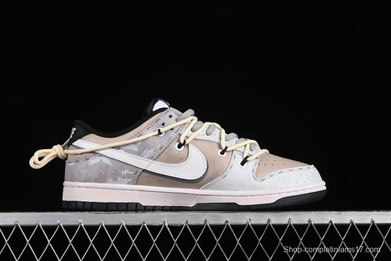 Nike Dunk Low "Joker" Speed Space Breaker White Grey SB Strap Casual Skate Shoes - DD1391-100