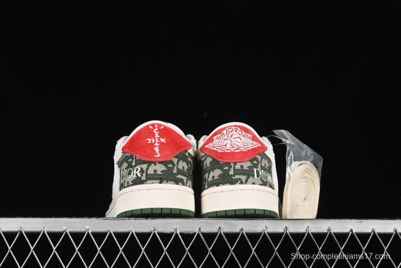 Nike Travis Scott x Fragment Design x Air Jordan 1 Low OG SP AJ1 Low-top Casual Sneakers - XY2688-114