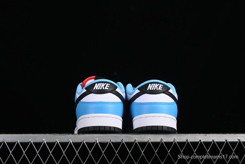 Nike Dunk Low Next Nature "N7" SB Casual Skate Shoes with Vibrant Color Blocking - HJ9088-488