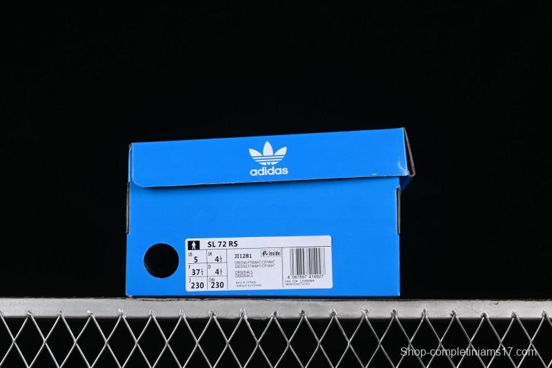 Adidas Originals SL 72 RS Retro Running Shoes with Ecotex Tongue and EVA Midsole - JI1281