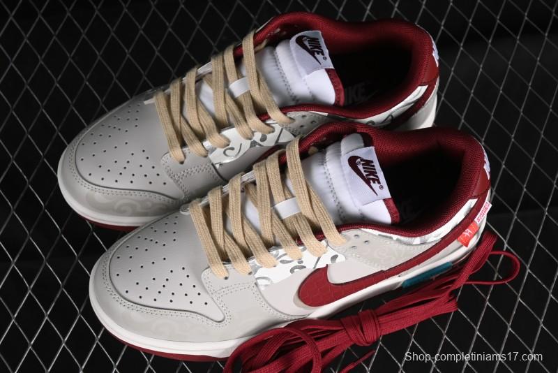 Nike Dunk Low Panda Prank CNY Year of the Dragon Limited Edition Team Red SB Low Top Casual Skate Shoes - DD1391-601