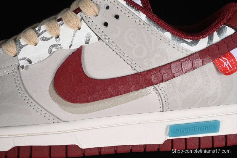 Nike Dunk Low Panda Prank CNY Year of the Dragon Limited Edition Team Red SB Low Top Casual Skate Shoes - DD1391-601