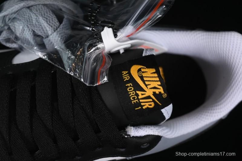 Nike Air Force 1 '07 Low Casual Sneakers in Black, White, and Gray - FB7162-081