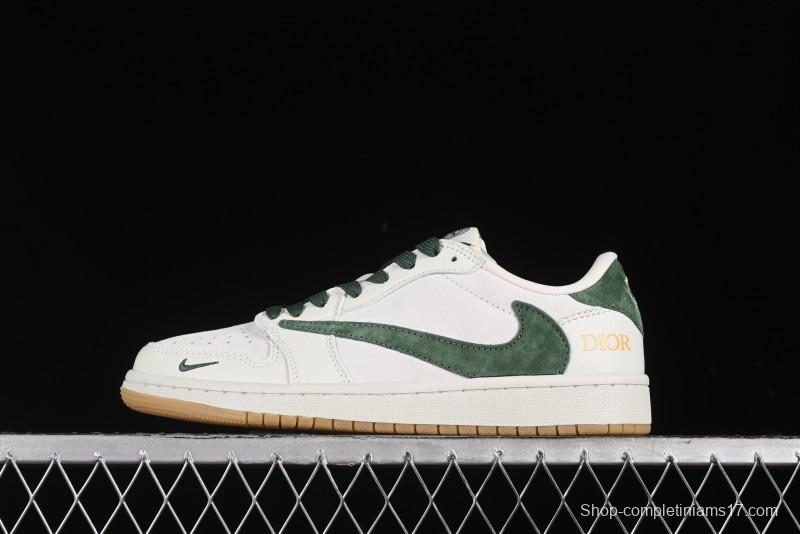 Nike Travis Scott x Fragment Design x Air Jordan 1 Low OG SP AJ1 Sneakers - JH6088-703