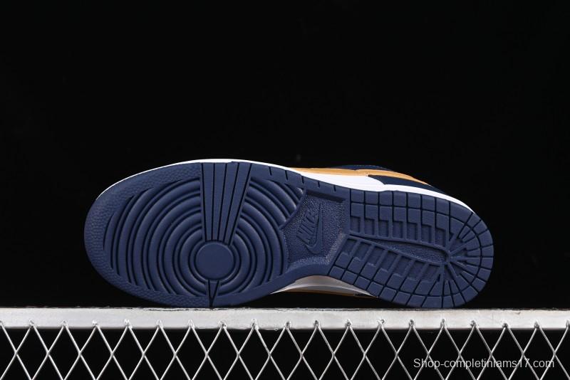 Nike Dunk Low SB Skateboarding Shoes in Black/White/Gold Colorway - FB9109-111