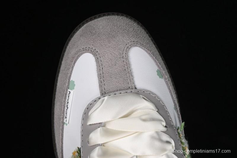 Adidas Originals Samba OG Low-Top Casual Sneakers with Panda Mischief Design - B75806