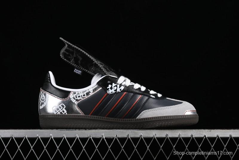 Adidas Originals Samba OG Low Top Casual Sneakers with Panda Mischief Design - IG1024