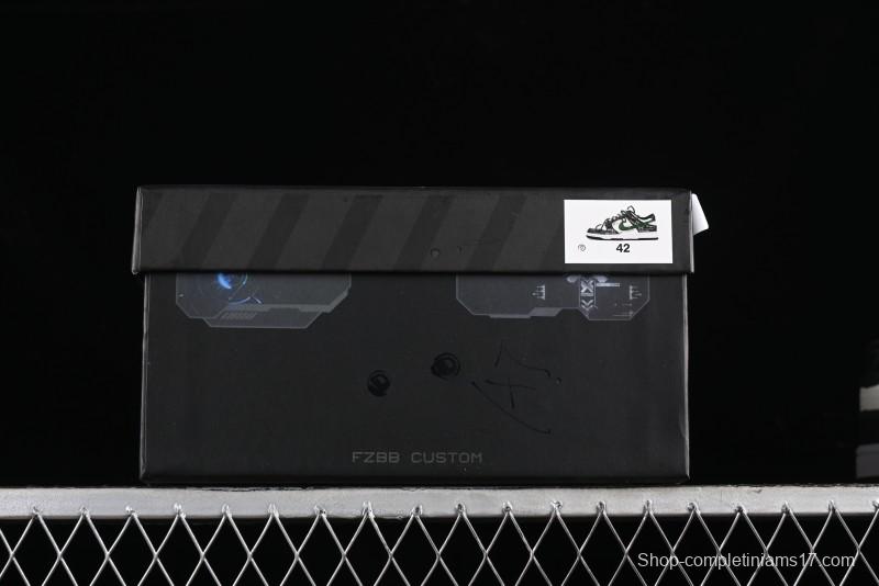 Nike Dunk Low FZBB Mechanical Theme SB Strap Low-Top Casual Sneakers - DD1391-100