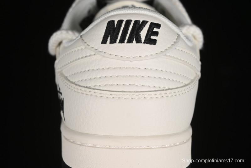 Nike SB Dunk Low Stussy Anniversary Custom Low-Top Casual Sneakers - SJ2068-276