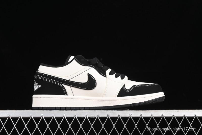 Nike Air Jordan 1 Low AJ1 Marvel Collaboration - Batman Custom High-End Low-Top Basketball Shoes - SJ6650-011