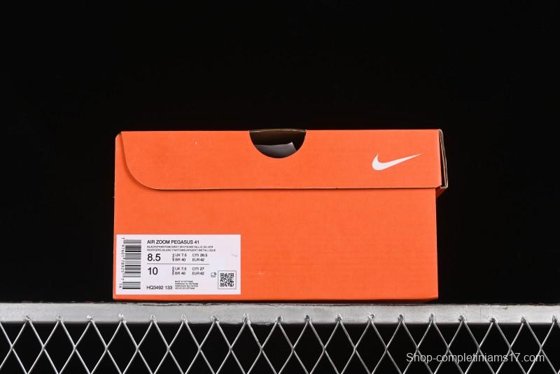 Nike Air Zoom Pegasus 41 Lightweight Breathable Running Shoes with Cushioning - HQ3492-133