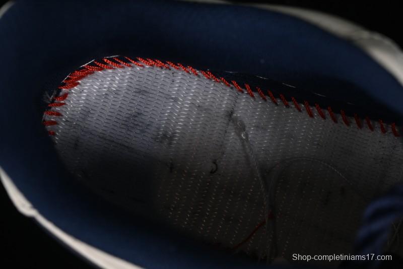 Nike Undefeated x Air Force 1 Low Casual Sneakers in Dark Blue Hemp with Reflective Details - UT2023-205