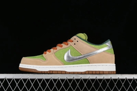 Nike SB Dunk Low Casual Skate Shoes with Escargot-Inspired Vanilla Garlic Butter Colorway - FQ7585-200