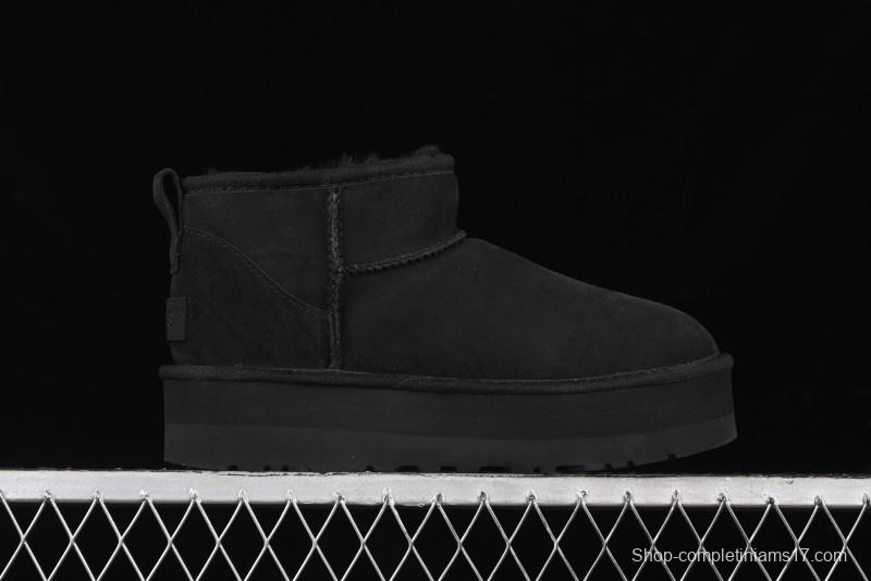 UGG Classic Ultra Mini Platform 3CM Wool Blend Mini Short Boots - 1135092