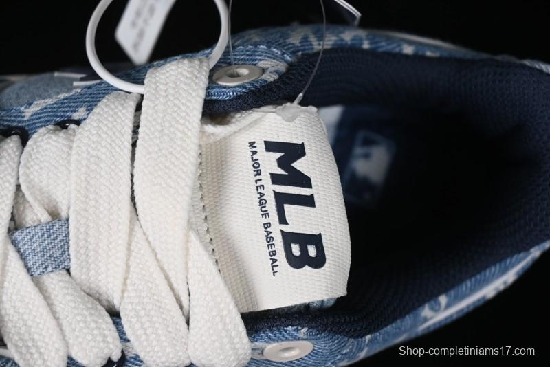 New York Yankees MLB Chunky Liner Denim Basic Platform Sandals - 3ASXCDC4N50BLS