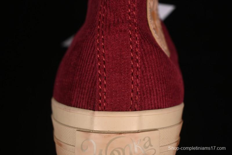 Converse Wonka x Converse Chuck Taylor All Star High Top Vintage Corduroy Shoes - A08153C