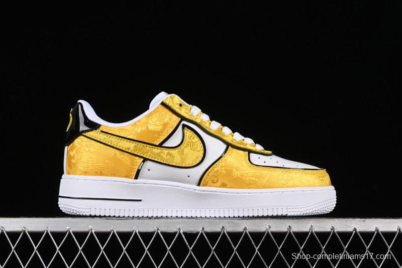 Nike Air Force 1 '07 Low DIY Golden Dragon Embroidery Casual Sneakers - CW2288-202