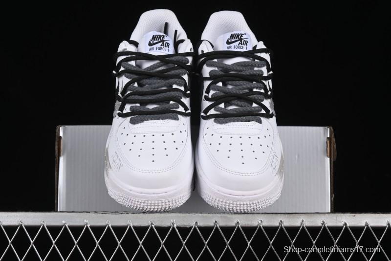 Nike Air Force 1 '07 Low Peace Dove Spray Custom Low-Top Casual Sneakers - ZH0316-031