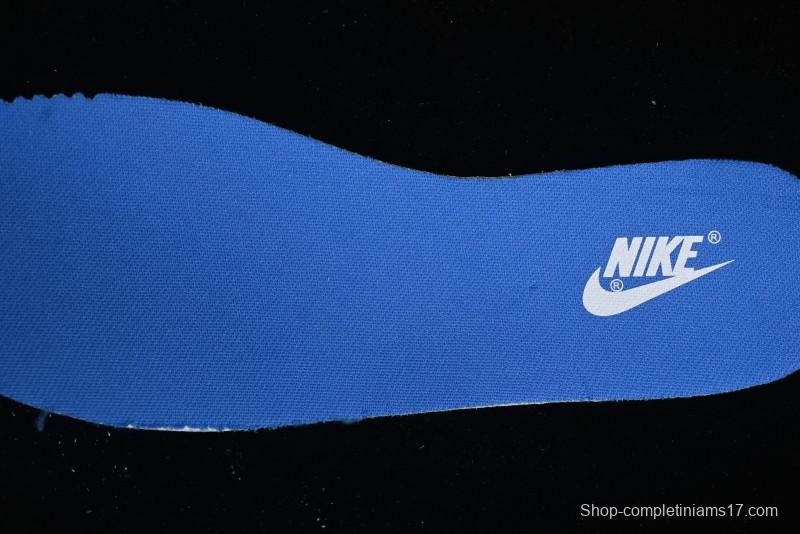 Nike SB Dunk Low Supreme Collaboration - Woven Blue Swoosh Anniversary Custom Low-Top Casual Skate Shoes - KK1888-015