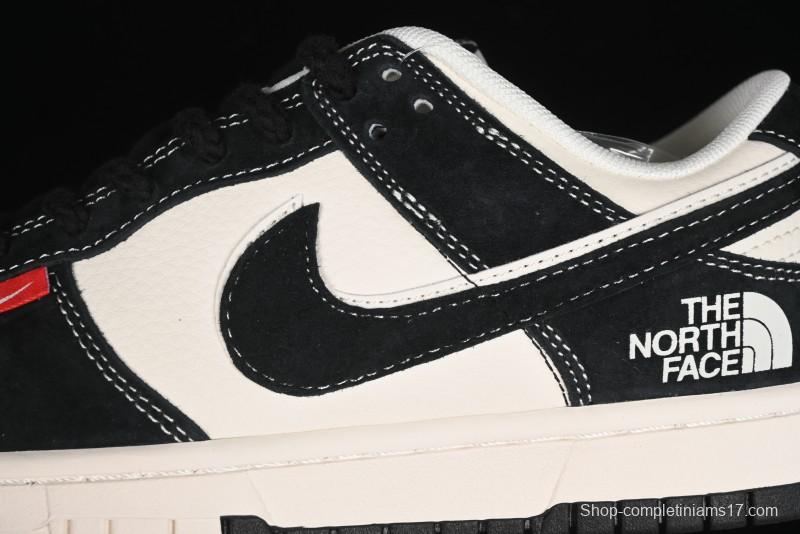 Nike SB Dunk Low The North Face Collaboration - Black Pig Eight Black Hook Anniversary High-End Custom Low-Top Casual Sneakers - SJ1089-011