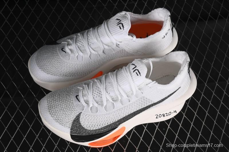 Nike Zoom VaporFly Next 3 Prototype Super Marathon Running Shoes with Dual Air Zoom and Full-Length Carbon Fiber Plate - FD8356-100