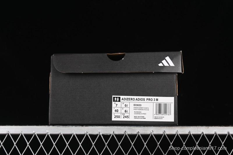 Adidas Adizero Adios Breathable Low-Top Running Shoes - ID3633