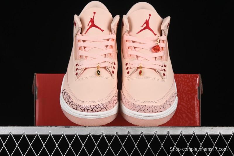 Nike Air Jordan 3 Retro Valentine's Day Limited Edition Sneakers - HJ0178-600