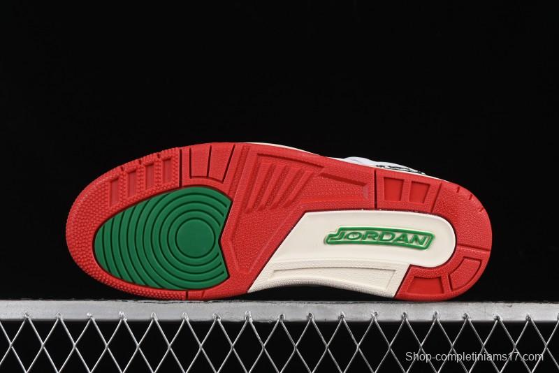 Nike Jordan Spizike Low AJ Retro Sneakers with Elephant Print and Multi-Element Design - 315371-125