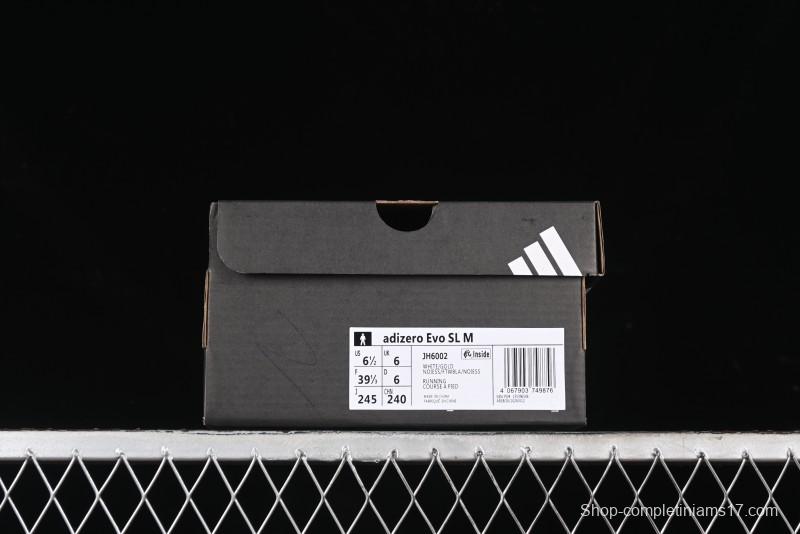 Adidas Adizero Evo SL Lightweight Breathable Cushioned Running Shoes - JH6002