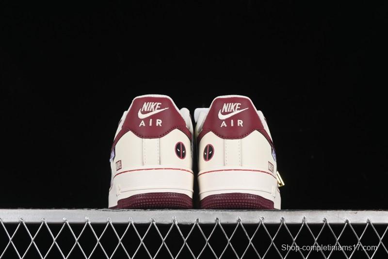 Nike Air Force 1'07 Low "Deadpool" Marvel Series Deadpool Casual Sneakers - FB1839-512