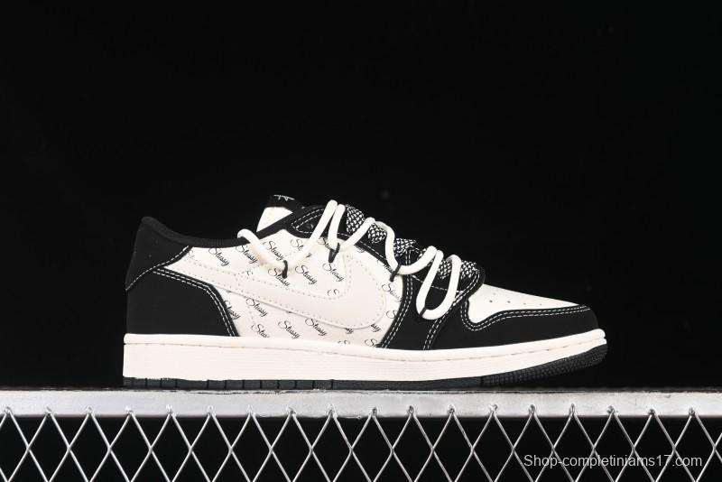 Nike Travis Scott x Fragment Design x Air Jordan 1 Low OG SP AJ1 Sneakers - SJ0086-131