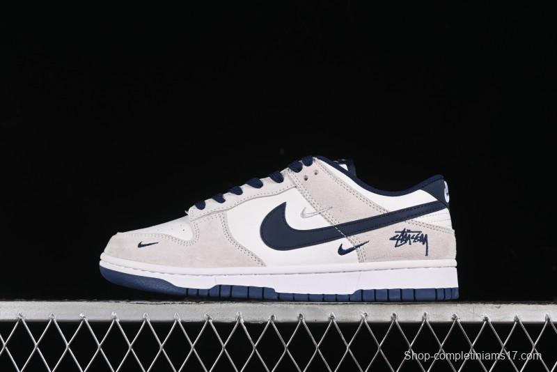 Nike SB Dunk Low Stussy Anniversary Edition Custom Low-Top Casual Skate Shoes - KK1888-003