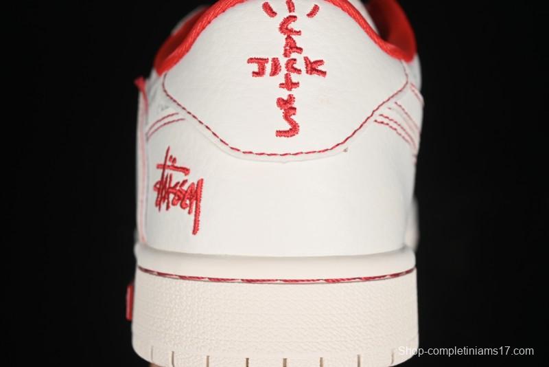 Nike Travis Scott x Fragment Design x Air Jordan 1 Low OG SP AJ1 Supreme Stussy Collaboration - SJ2