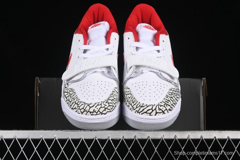 Nike Air Jordan Legacy 312 Low Sneakers with Velcro Strap and Triple Design - FQ7827-106