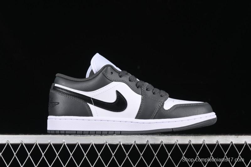 Nike Air Jordan 1 Low Iron Grey Casual Sneakers - 553558-152