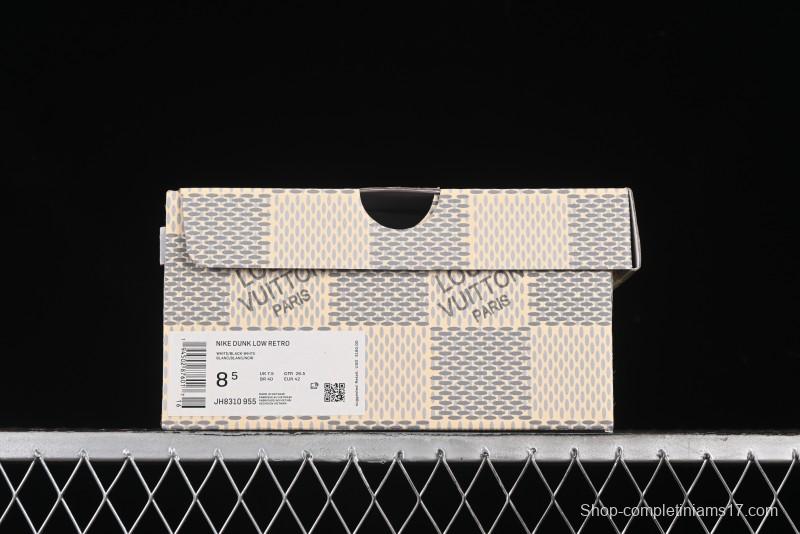 Nike SB Dunk Low LV Collaboration - Light Blue Denim Hook Anniversary High-End Custom Low-Top Casual Skate Shoes - JH8310-955