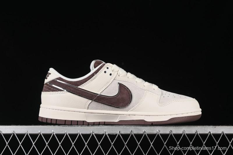 Nike SB Dunk Low The North Face Collaboration Anniversary Edition Premium Custom Low-Top Casual Skate Shoes - DQ1098-515